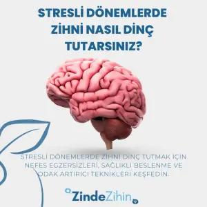 Stresli Dönemlerde Zihni Nasıl Dinç Tutarsınız?