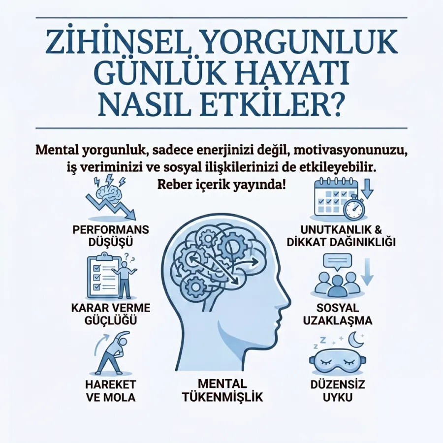 Zihinsel Yorgunluk Günlük Hayatı Nasıl Etkiler?