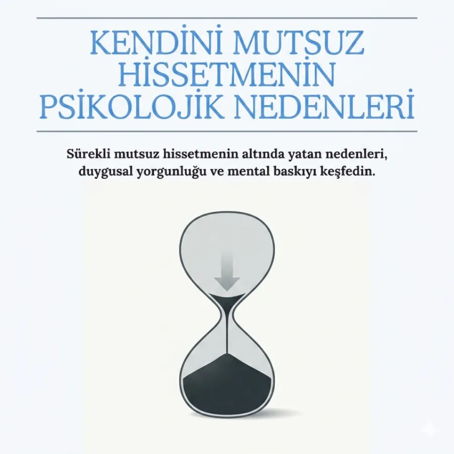 Kendini Mutsuz Hissetmenin Psikolojik Nedenleri